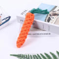 Carrot bite rope pet toy dog